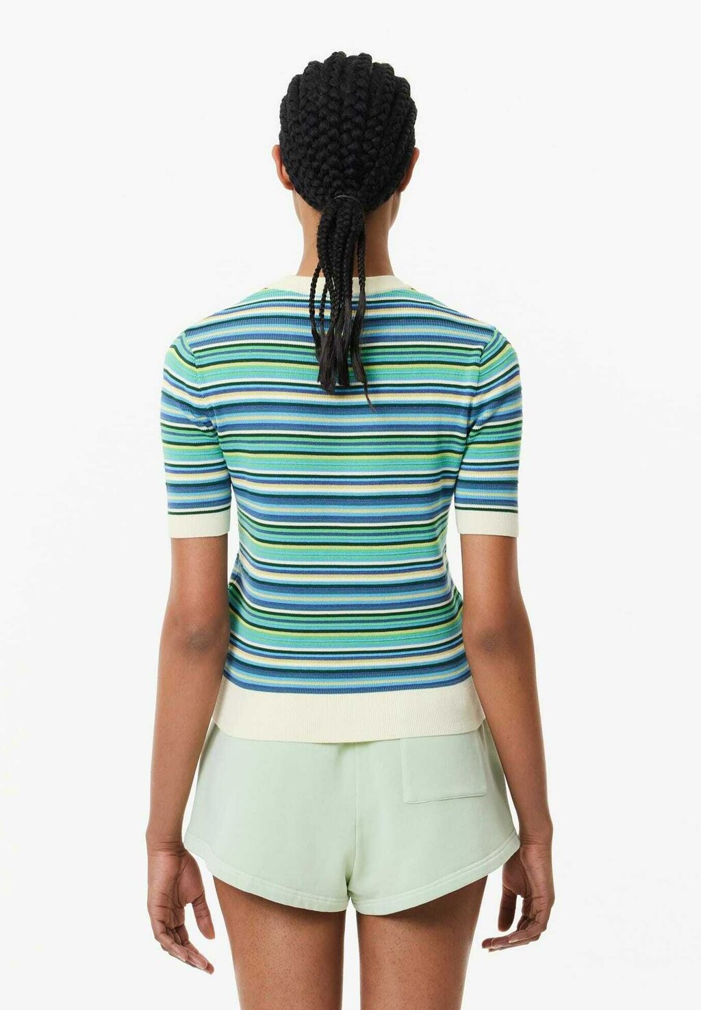 

Принт на футболке Lacoste, белый