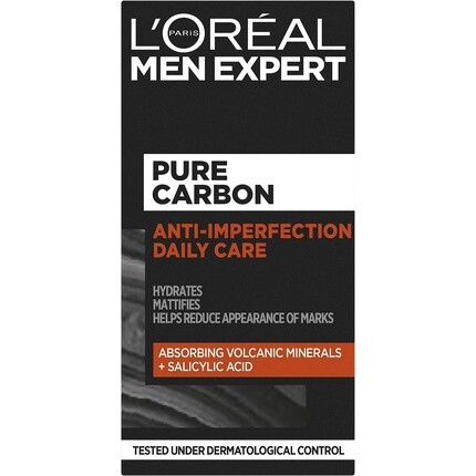 

L'Oreal Men Expert Pure Carbon Увлажняющий крем для ежедневного ухода против несовершенств 50 мл, L'Oreal