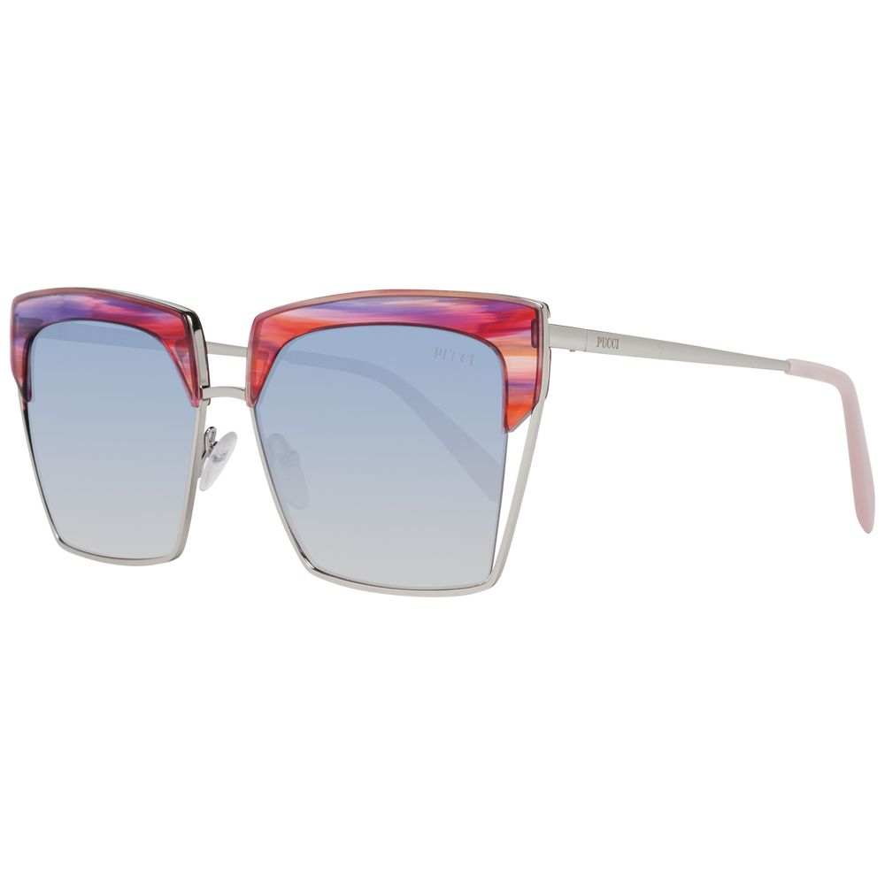 

Серебряные женские солнцезащитные очки Emilio Pucci