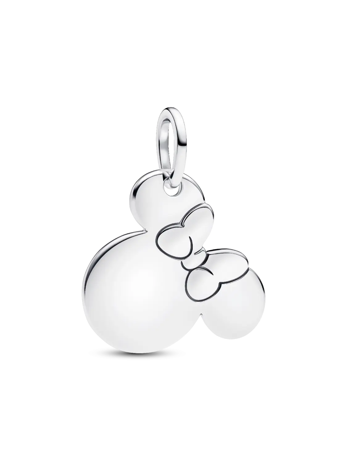 

Подвеска-шарм с гравировкой Минни Маус от Disney Pandora, серебро 925 пробы