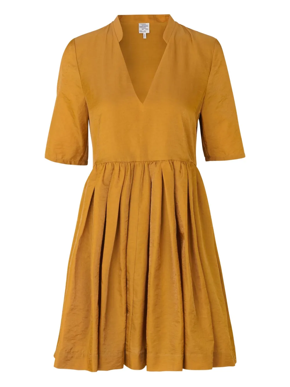

Платье Aubrie с V-образным вырезом и плиссировкой Baum Und Pferdgarten, желтый