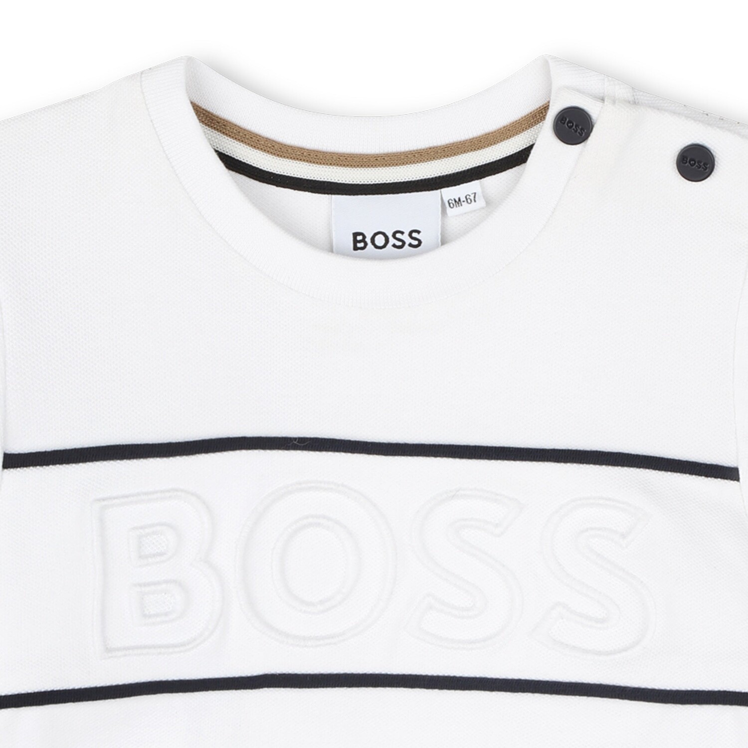 

Белые футболки с логотипом BOSS, белый
