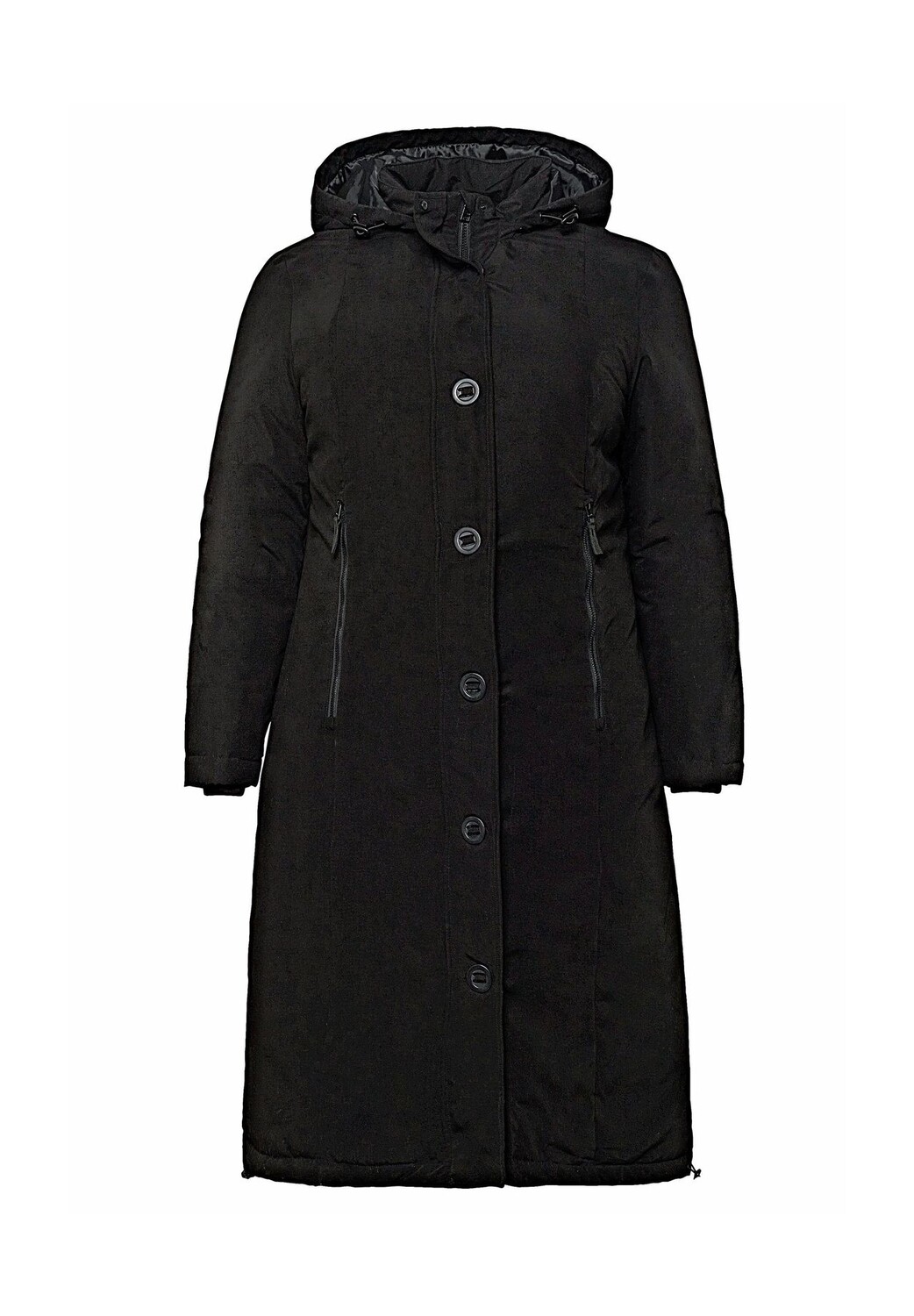 

Пальто А-силуэта с утепленной подкладкой sheego, черный