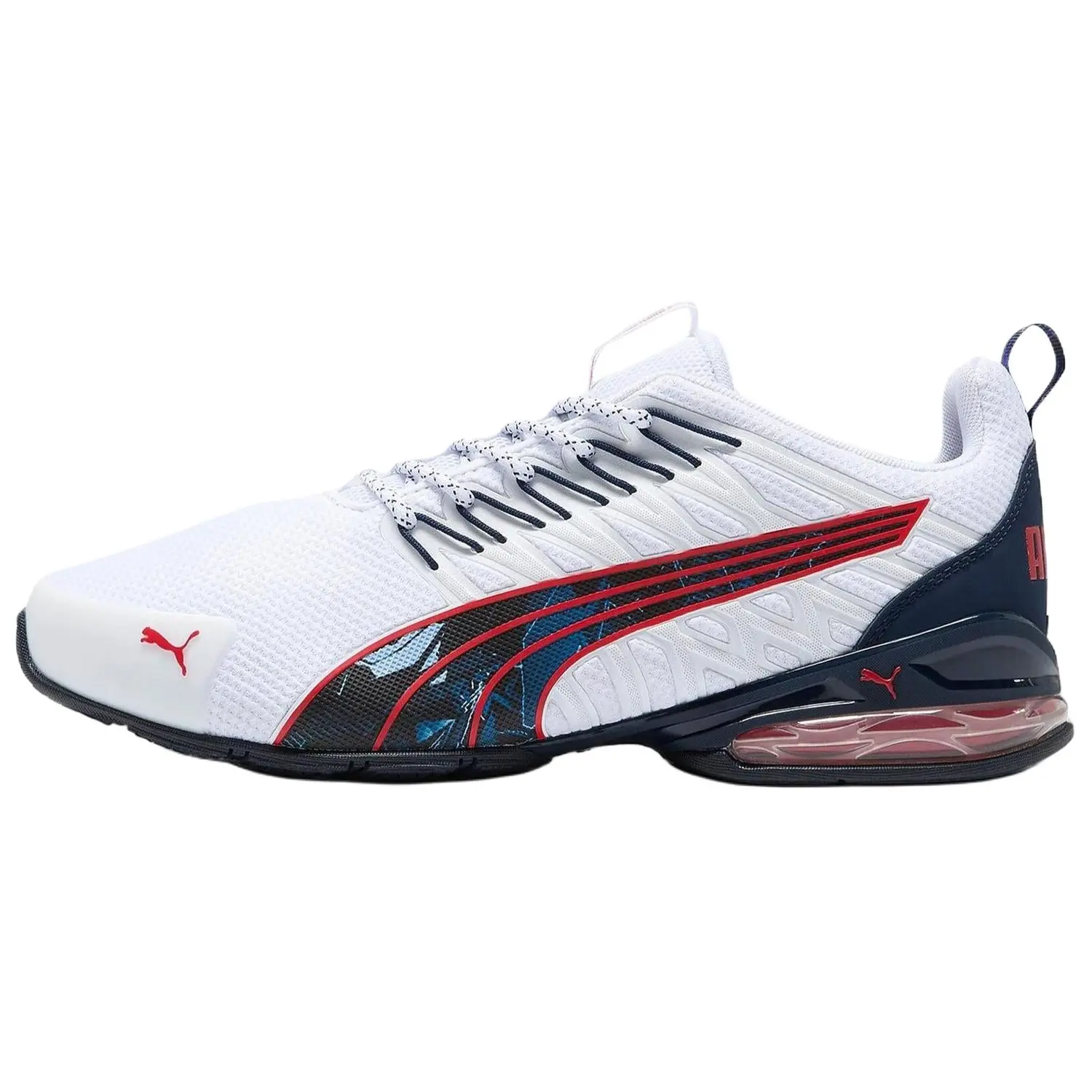 PUMA Voltaic Evo Беговые Кроссовки Мужские Белый Черный Красный — фото 3