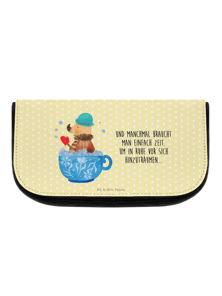 

Косметичка Mr. & Mrs. Panda, желтый пастельный