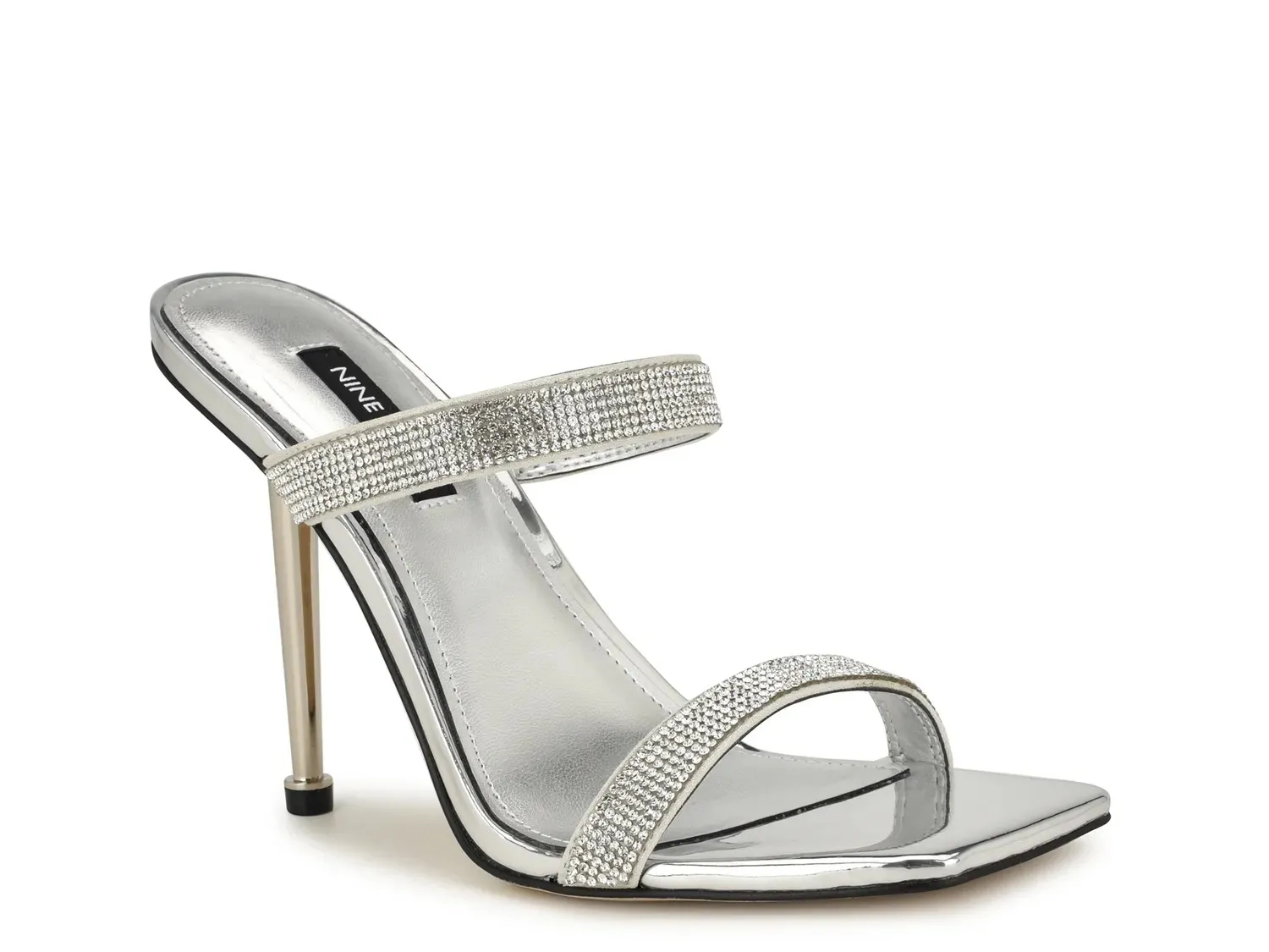 

Сандалии Nine West Yogirl, серебристый металлик