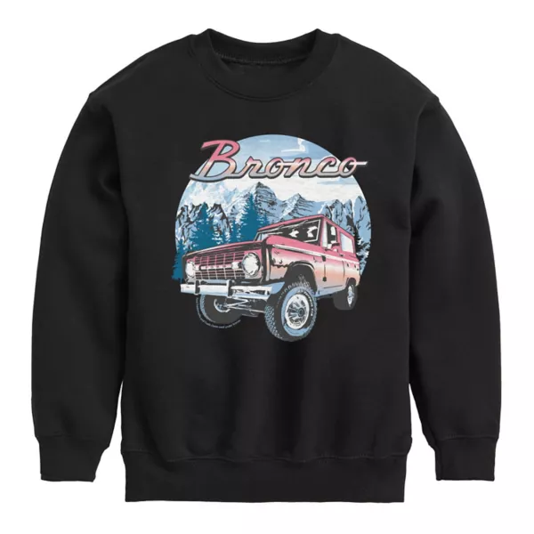 

Толстовка Ford Bronco Mountain из флиса для мальчиков 8-20 лет Licensed Character, черный