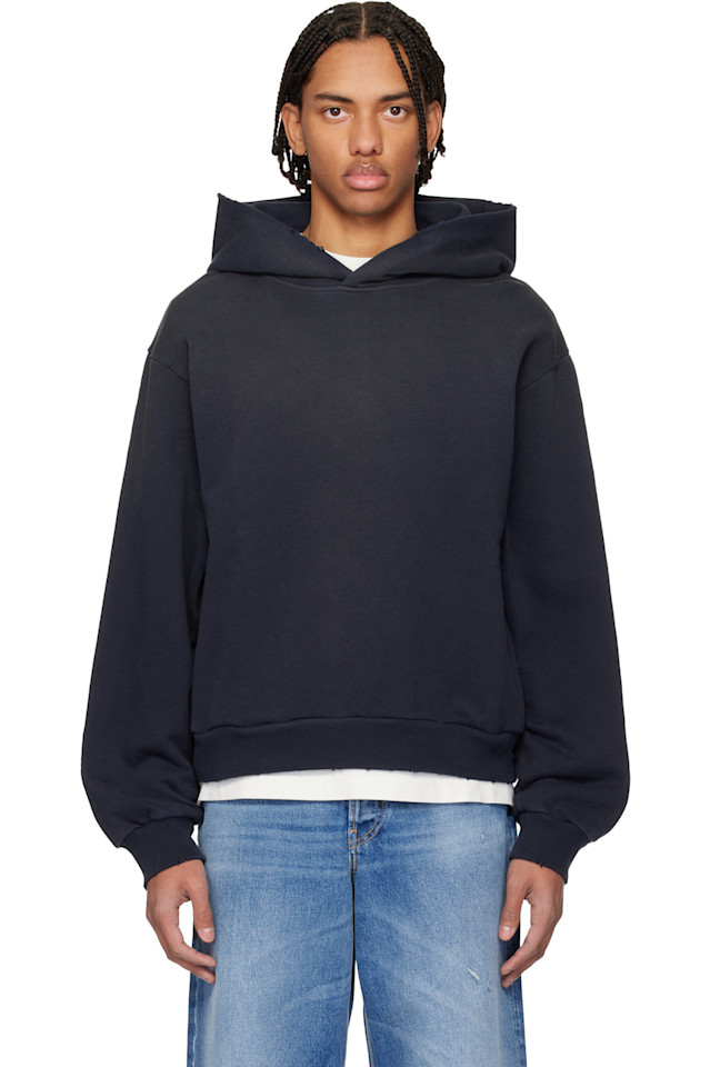 

Худи с логотипом Acne Studios, черный