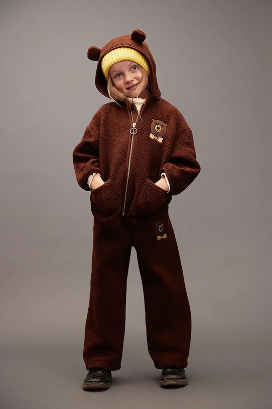 

Детские спортивные штаны Bear Mini Rodini, коричневый