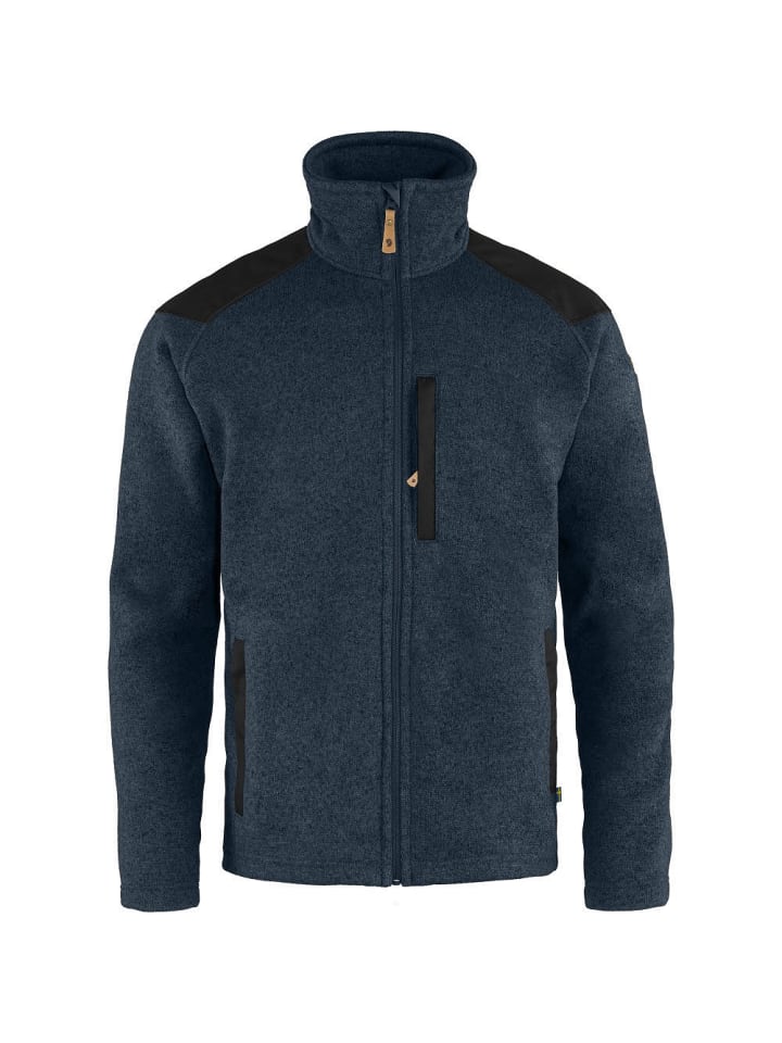 

Флисовая куртка синего цвета FJÄLLRÄVEN