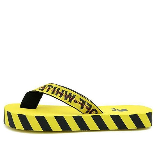 

Сандалии flip flops 'graphic print - yellow' Off-White, желтый