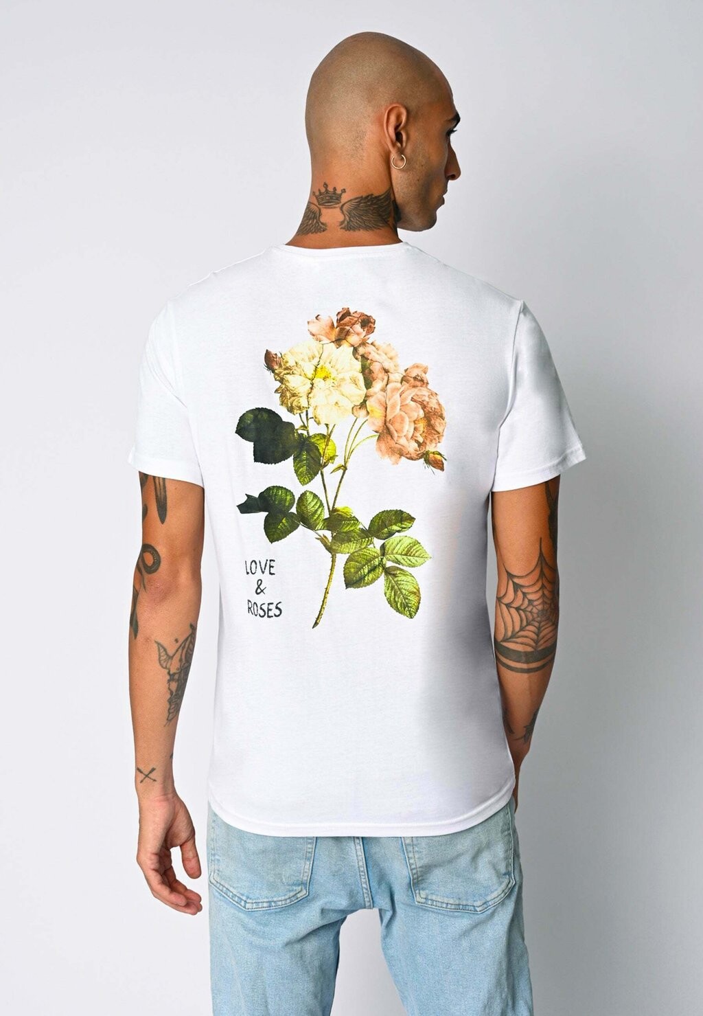 

Футболка с принтом LOVE ROSES VINTAGE TEE Mira Paris, белый