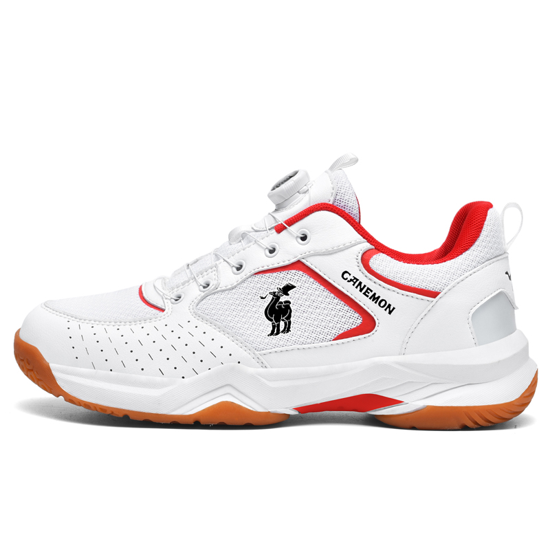 

PROTECTCAMEL Кроссовки для бадминтона Unisex Low top White, White Blue, White Red