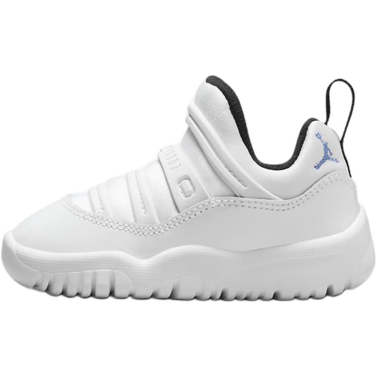 

Jordan Низкие противоскользящие износостойкие кроссовки Air 11 Retro для малышей, белые, для младенцев и малышей