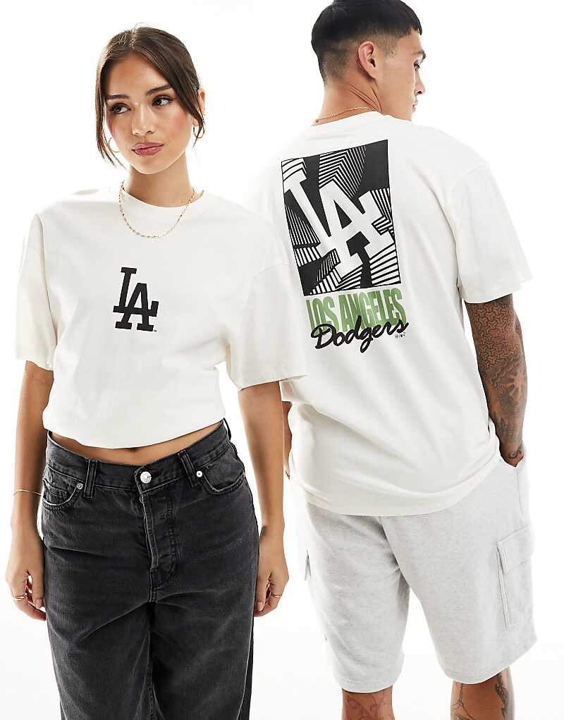 

47 Brand Unisex – Los Angeles Dodgers – Кремово-белая футболка с графикой