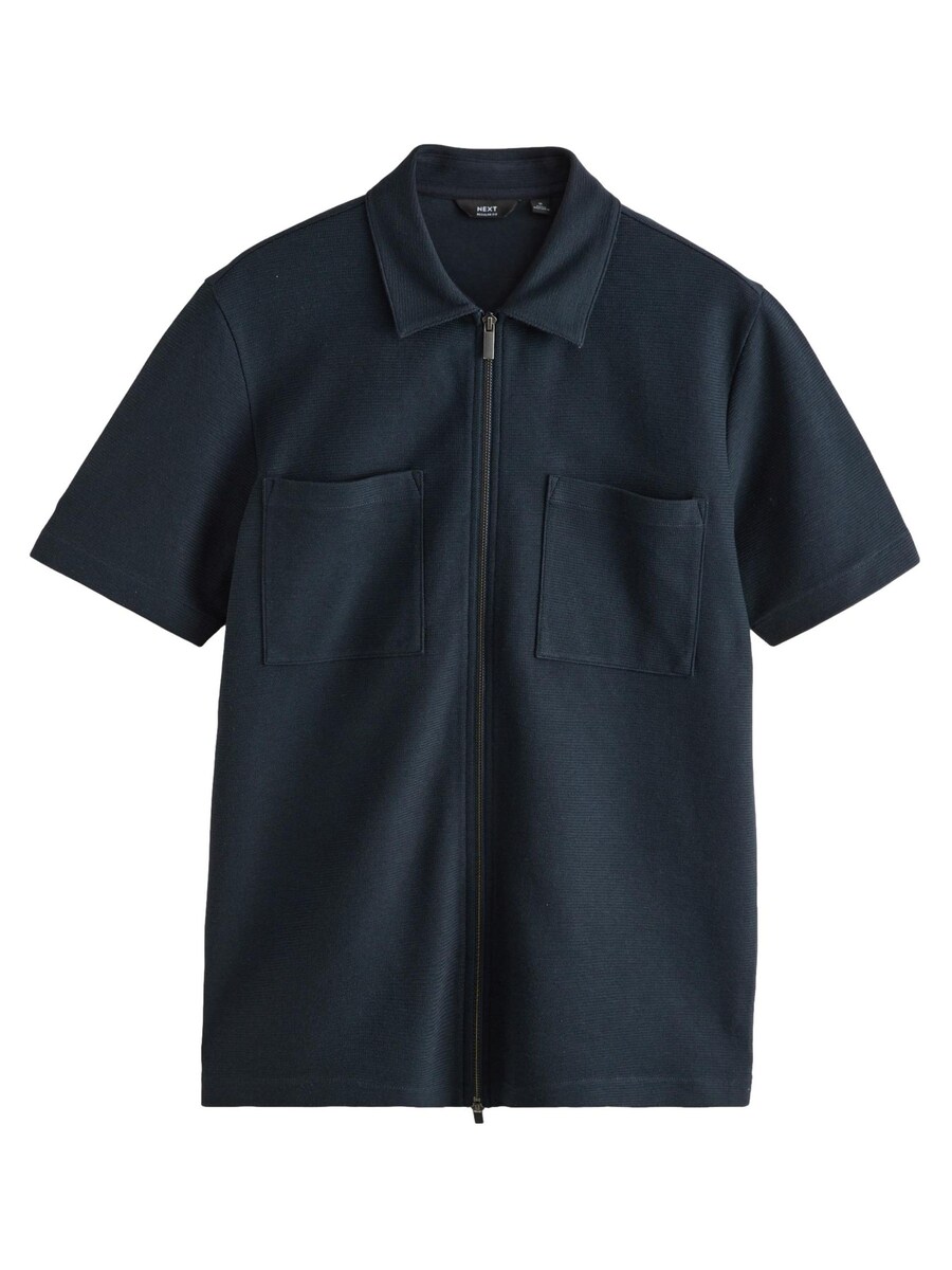 

Рубашка на пуговицах классического кроя Next, темно-синий
