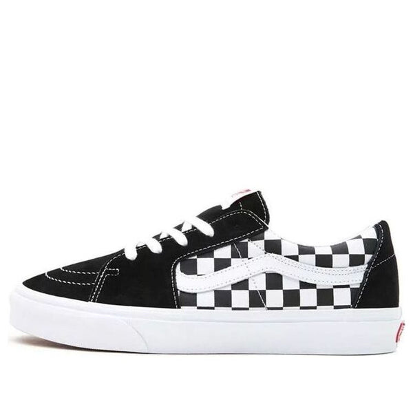 

Кроссовки sk8-low 'checkerboard - black' Vans, черный