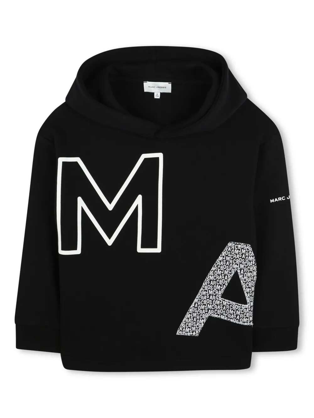 

Худи с логотипом Marc Jacobs Kids, черный