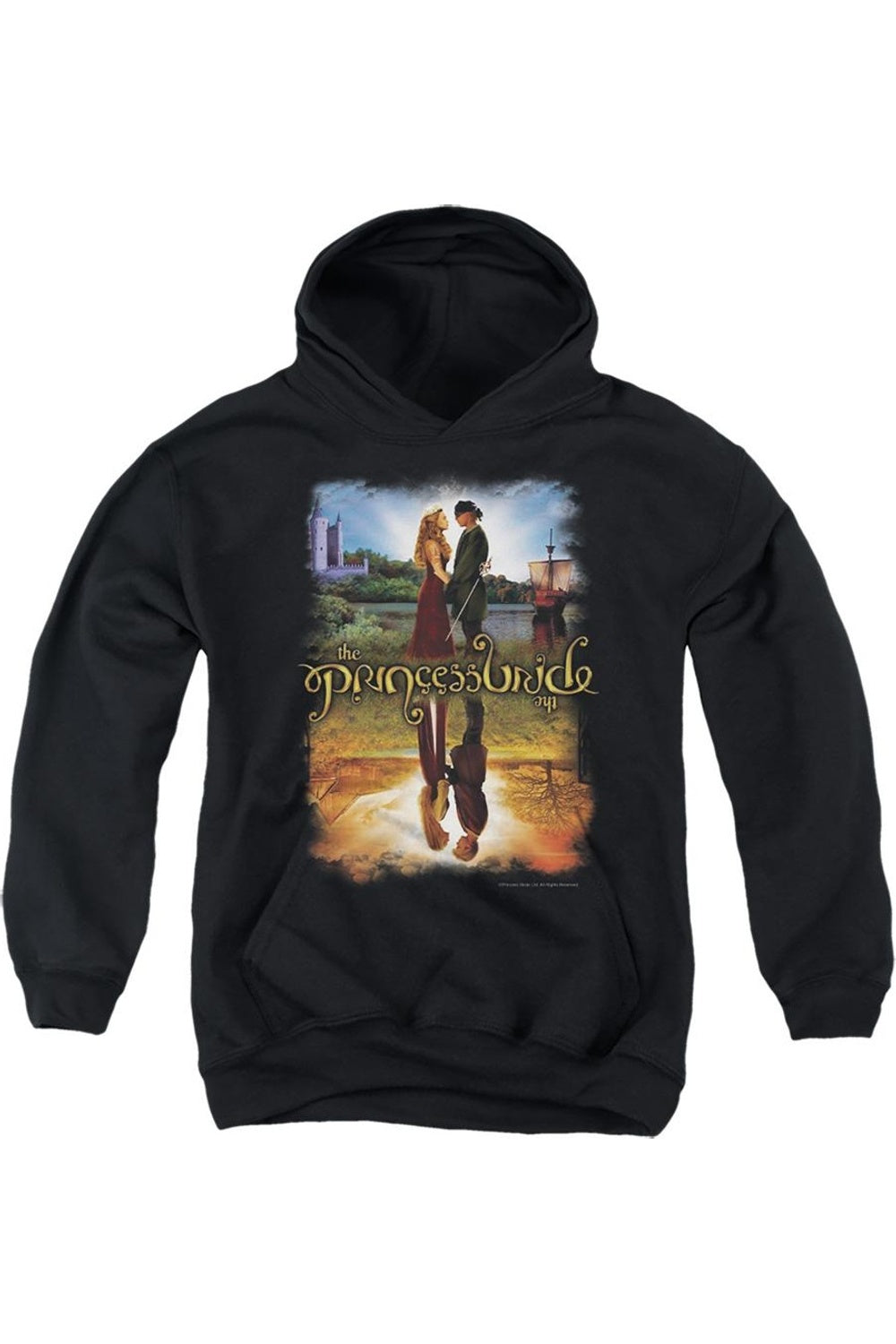 

Толстовка с капюшоном Princess Bride Reflection Youth Gildan, черный