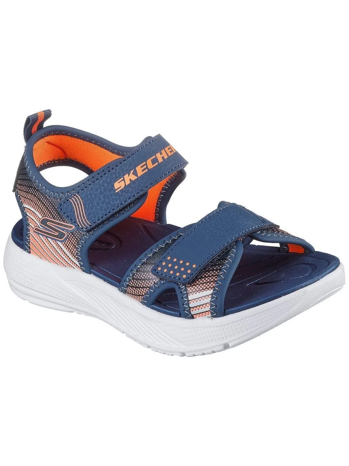 Сандалии SKECHERS Skechers Microspec-splash синего цвета