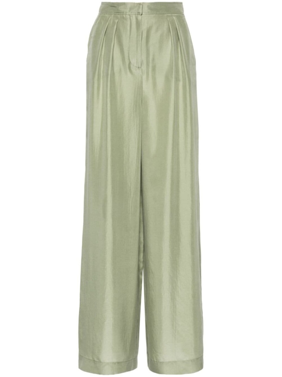

Alberta Ferretti шелковые брюки палаццо, зеленый