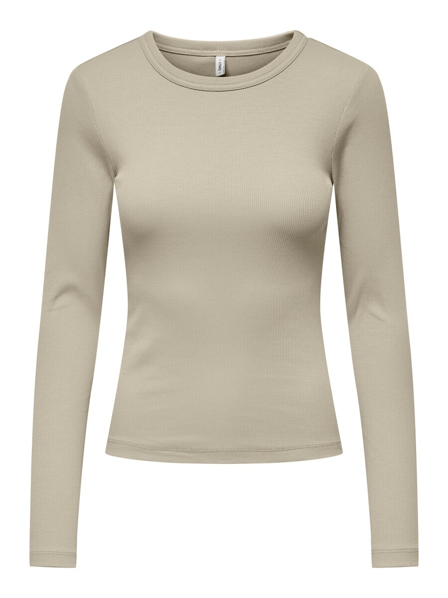 

Лонгслив ONLY Shirt ONLVAL, бежевый