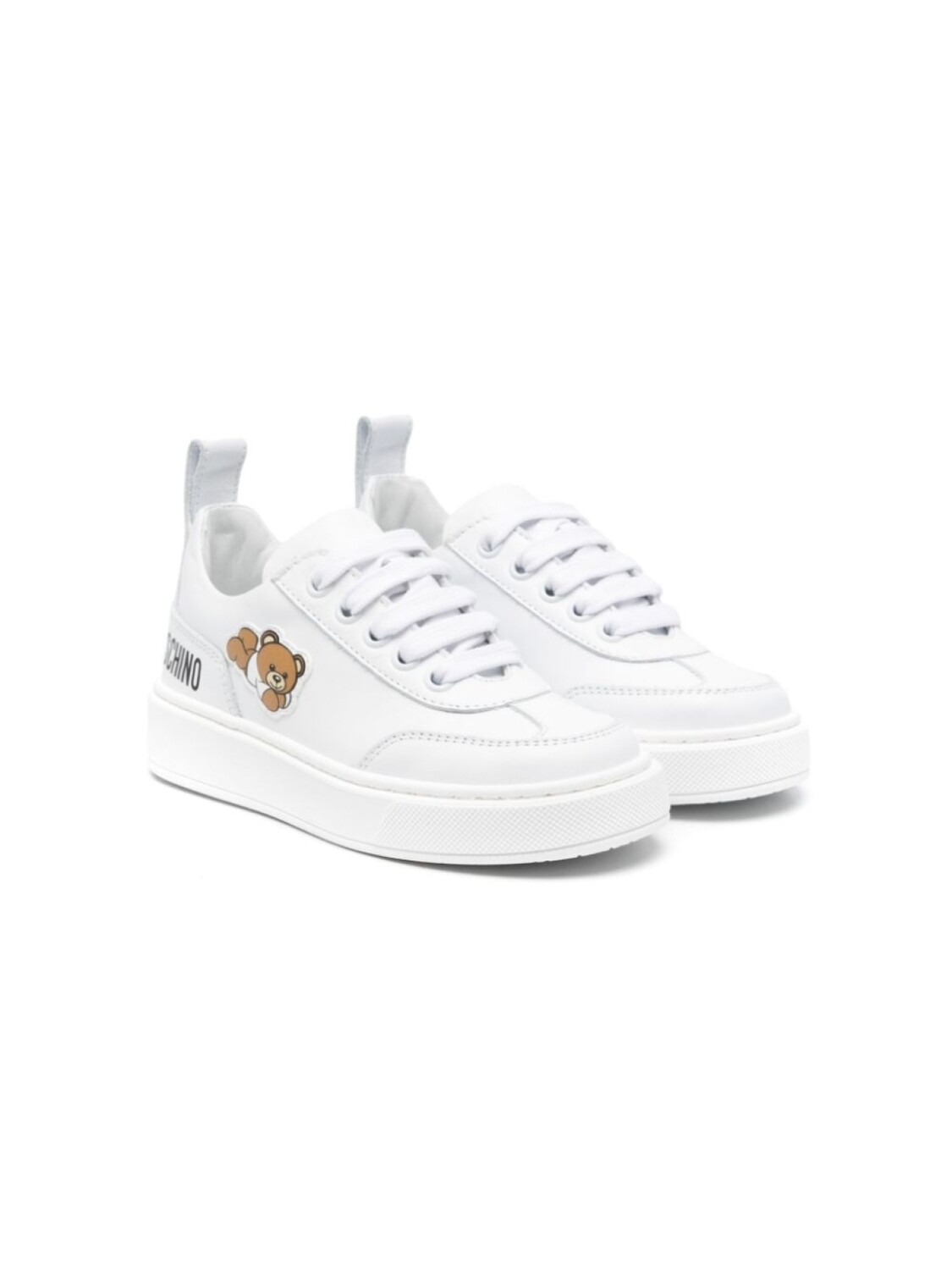

Кроссовки с мотивом Leo Teddy Moschino Kids, белый