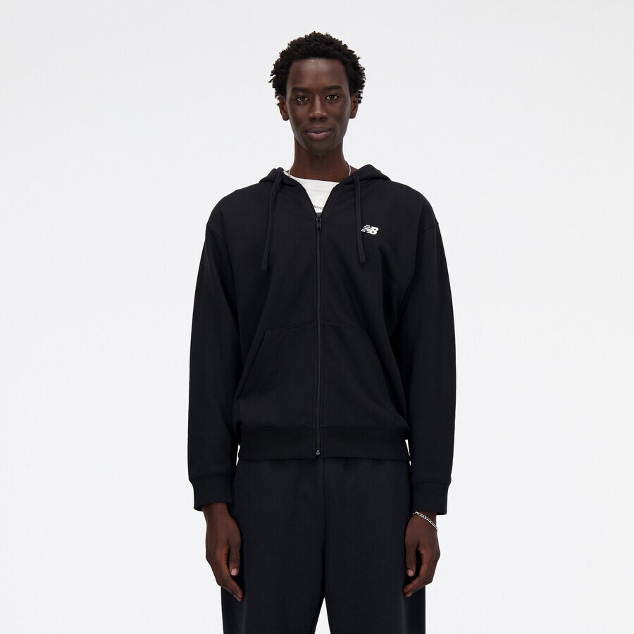 

Худи new balance Zip-Up Hoodie Essentials, черный