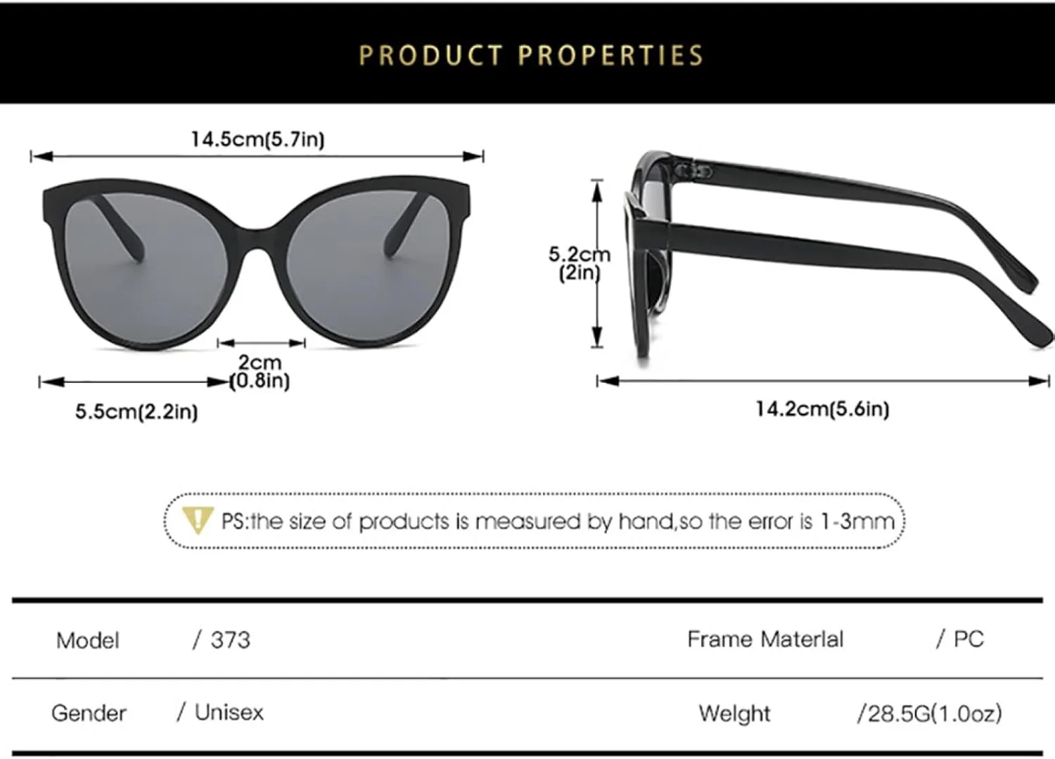 

Винтажные круглые солнцезащитные очки «кошачий глаз» для женщин, солнцезащитные очки для активного отдыха с защитой от УФ-излучения UV400 TOIPASTN, Jelly Tea
