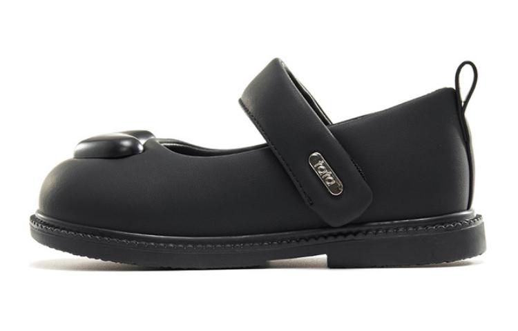 

Низкие детские кожаные туфли Kids' TATA, черный