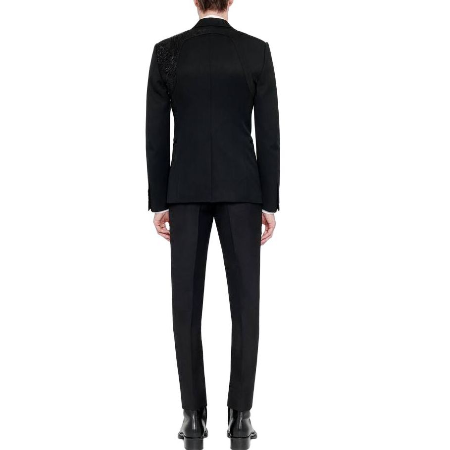 Черные брюки Mid Rise Tailored Tapered от Alexander McQueen — фото 4