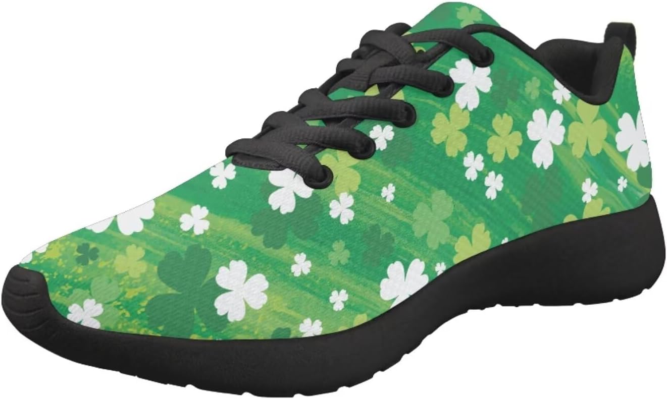 

Кроссовки chaqlin Fashion для бега Новинка Мужские сетчатые кроссовки для пар Работа Путешествия Комфорт для спортзала и фитнеса, Saint Patricku2019s Leaves