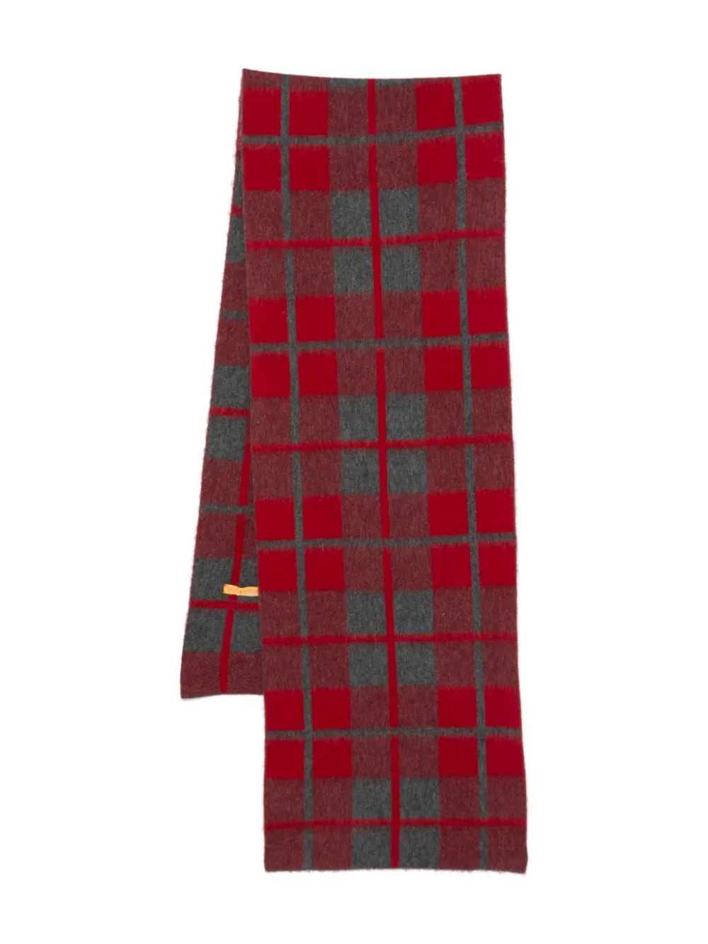 

Клетчатый шарф Guest In Residence, красный