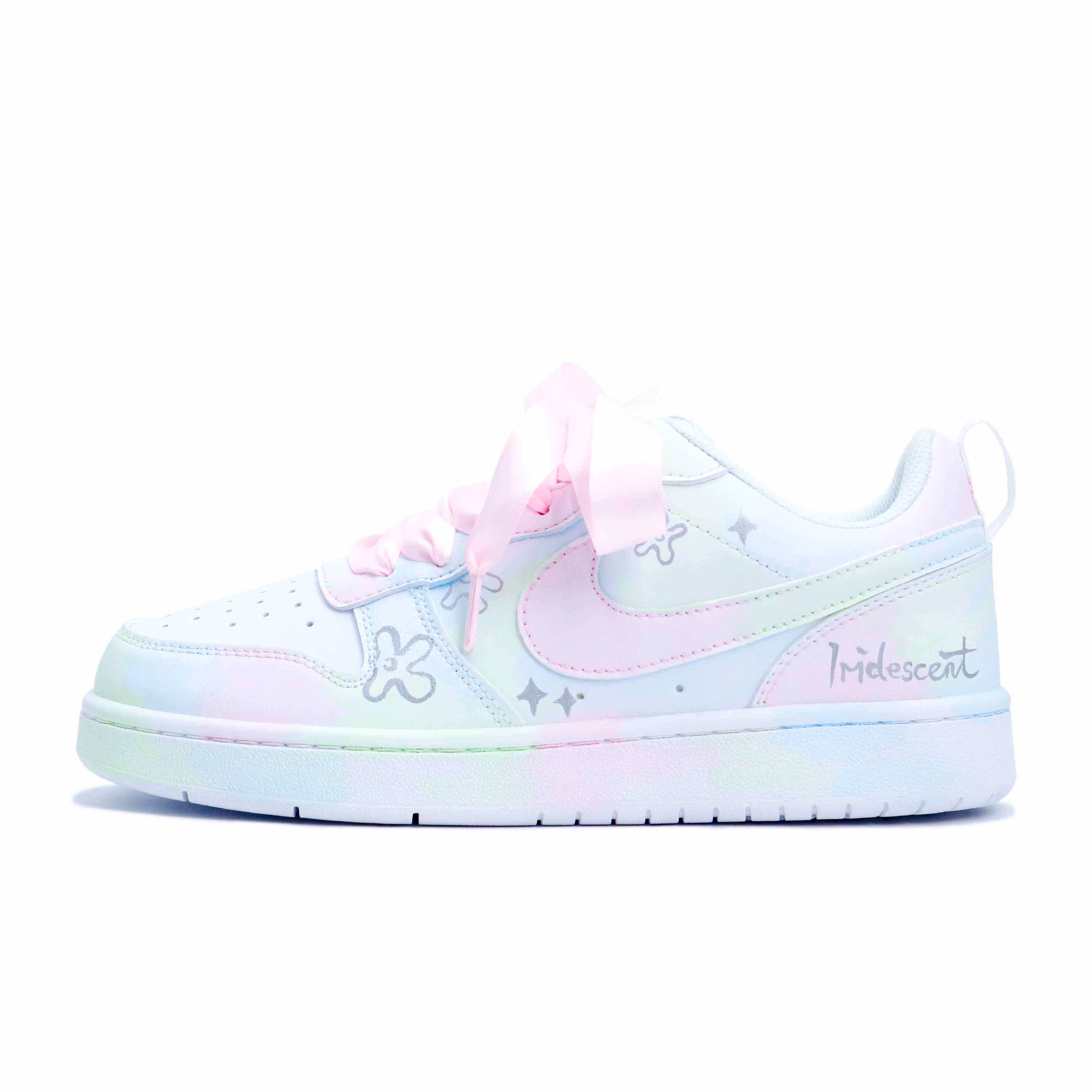 

Детские скейтерские кроссовки Court Borough для младших школьников Nike, зеленый