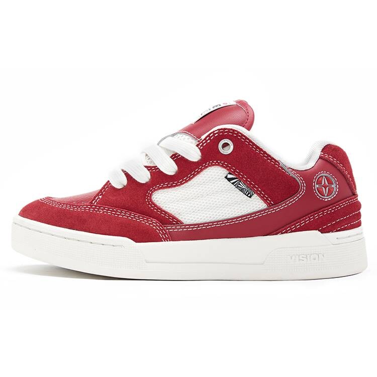 

Кроссовки vision street wear Savvy Kids Skateboarding Shoes Kids Low-top Red, красный