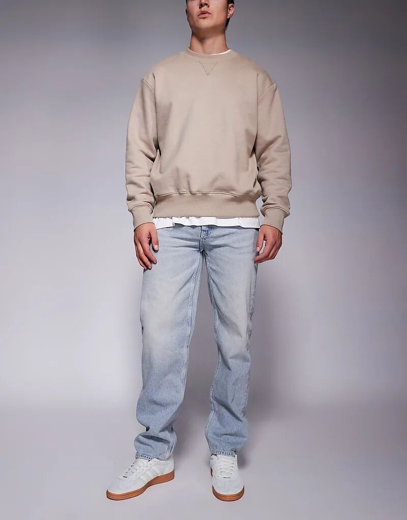 

Прямые джинсы светло-голубого цвета ASOS DESIGN