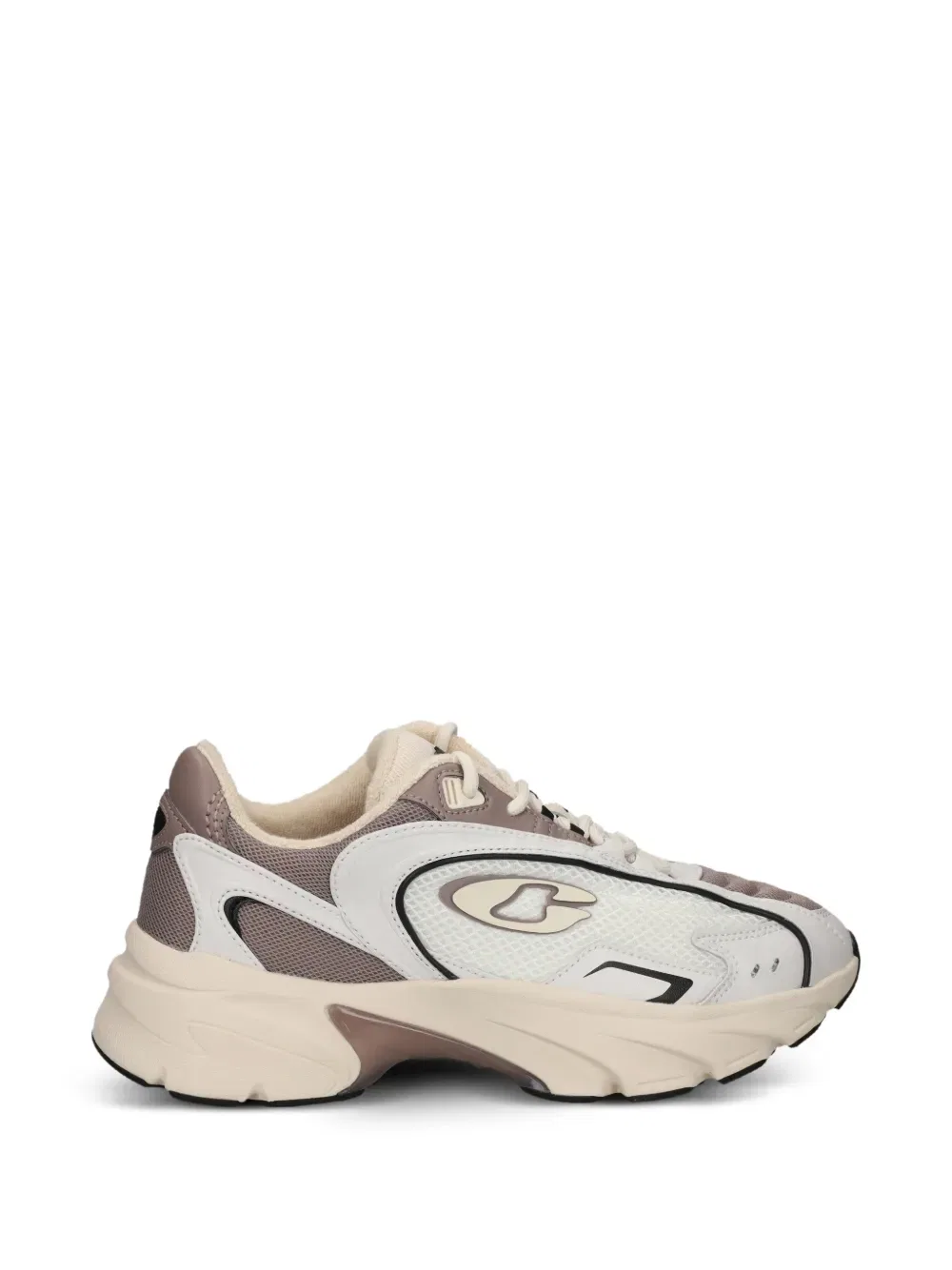 Кроссовки Bolt Runner с многопанельной конструкцией Coach, белый