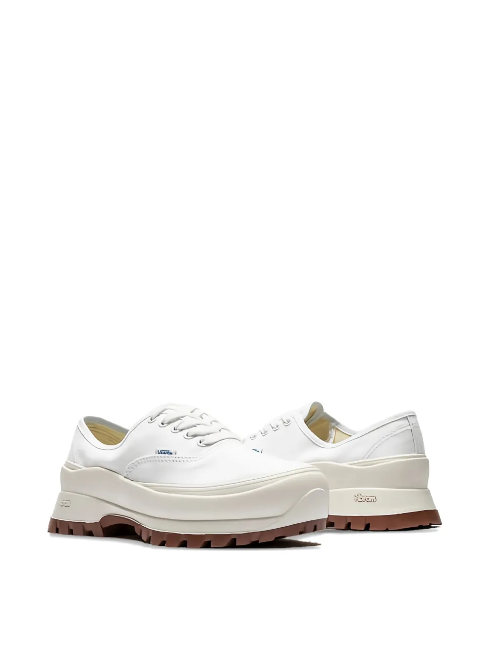 Оригинальные кроссовки на подошве Vibram Dx с протектором Vans, белый — фото 4