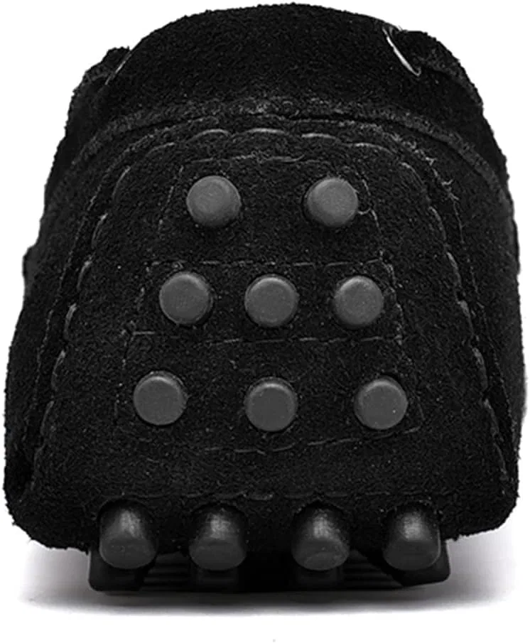 Лоферы мужские, кожаные, Loafers for Men, Black PUGHGAETZF — фото 4