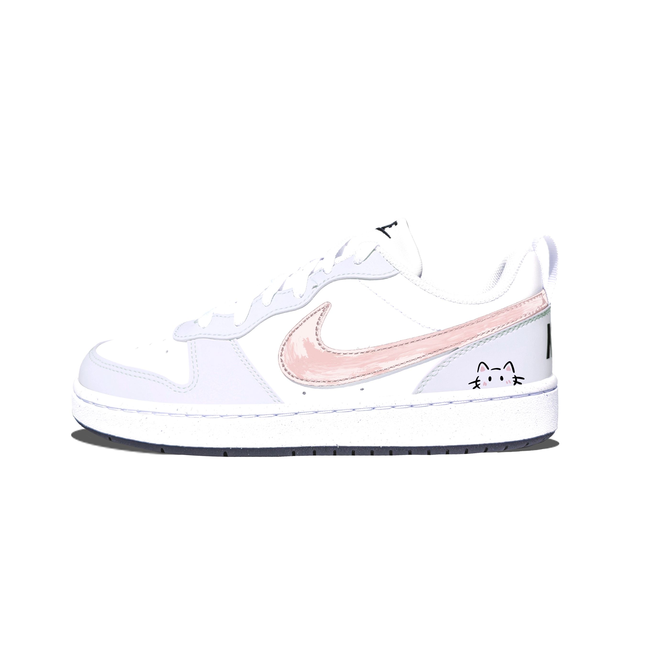 

Nike Детские кроссовки для скейтбординга Court Borough Taro Boba, устойчивые к истиранию, с низким верхом, светло-фиолетовые, для подростков