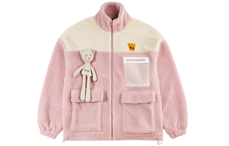 

DANGEROUSPEOPLE Пальто с бархатистой текстурой Unisex, Pink