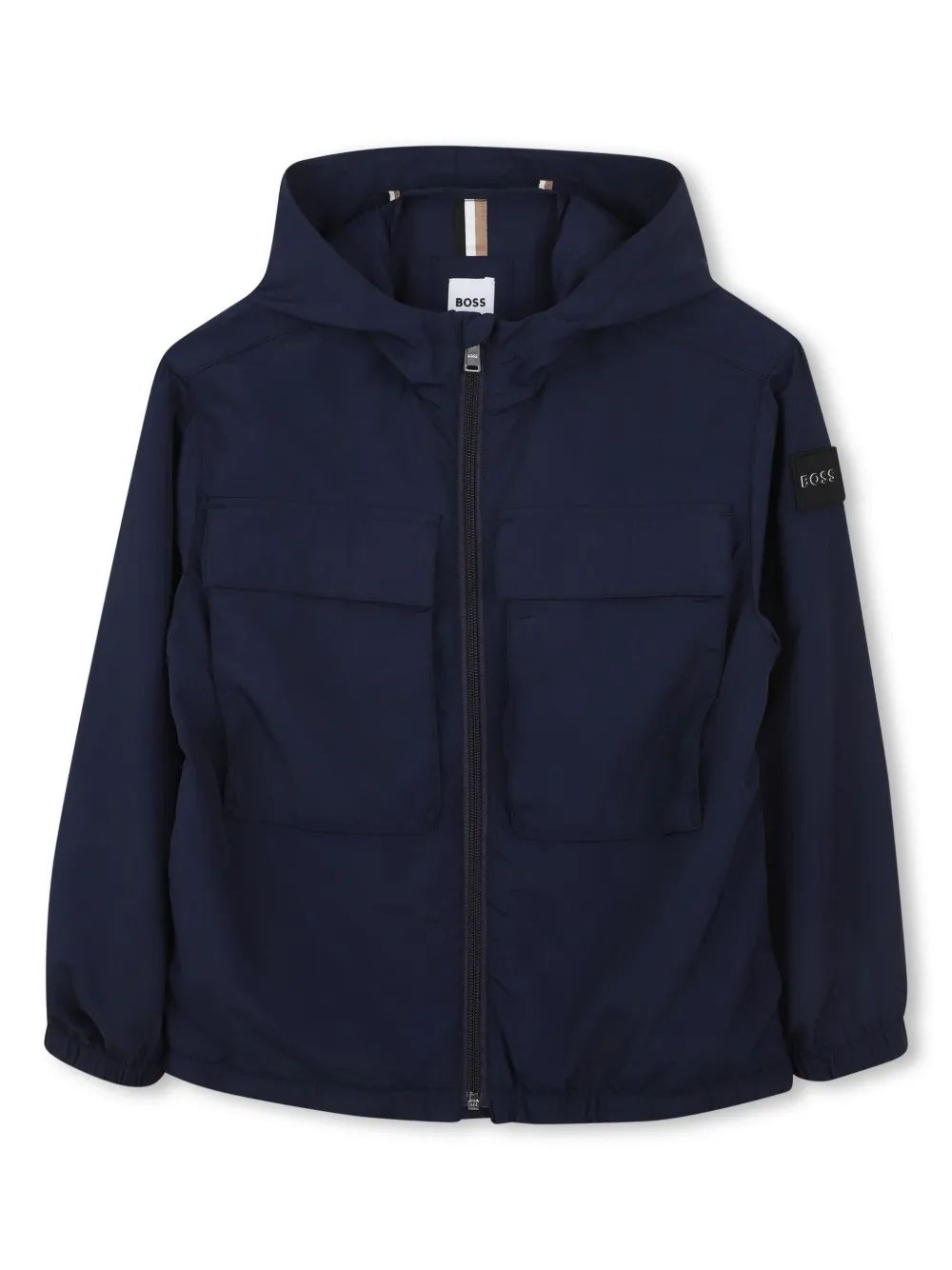 

Куртка с капюшоном BOSS Kidswear, синий