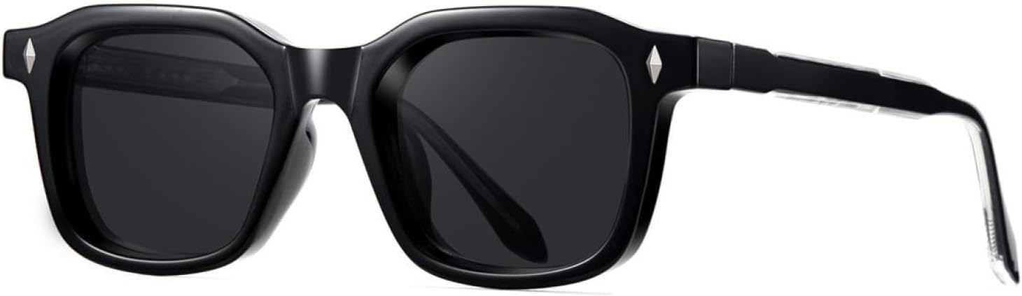 

Классические солнцезащитные очки для женщин и мужчин, роскошные, винтажные, модные, популярные, в стиле панк, для путешествий и вождения, с защитой от УФ-излучения UV400 TVTBBVV, Black Black