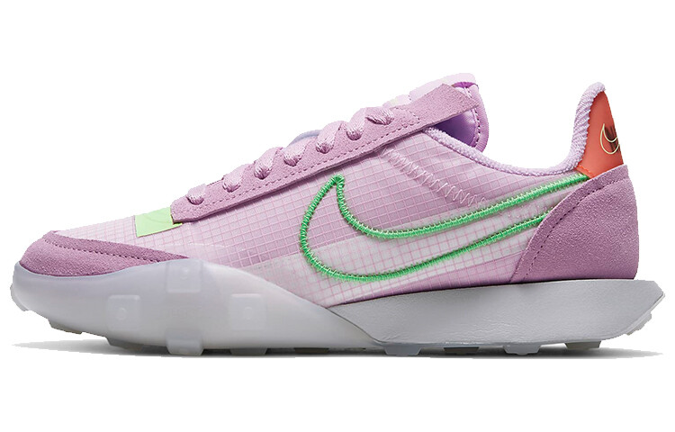 Кроссовки Nike Waffle Racer 2X, светло-розовый/зеленый