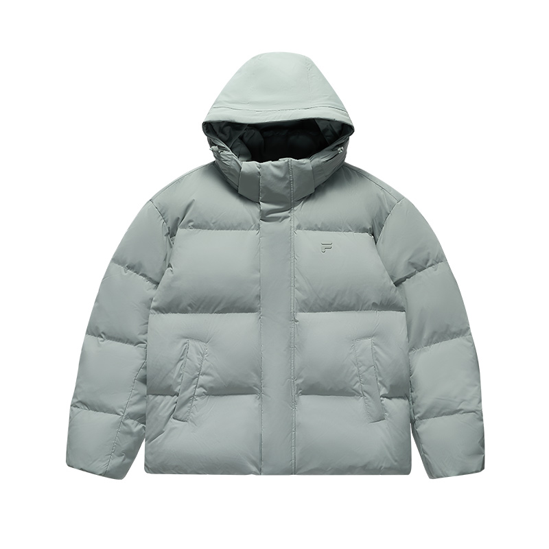 

FILA FUSION Мужская пуховая куртка керамический камень серый, Rubble Lime
