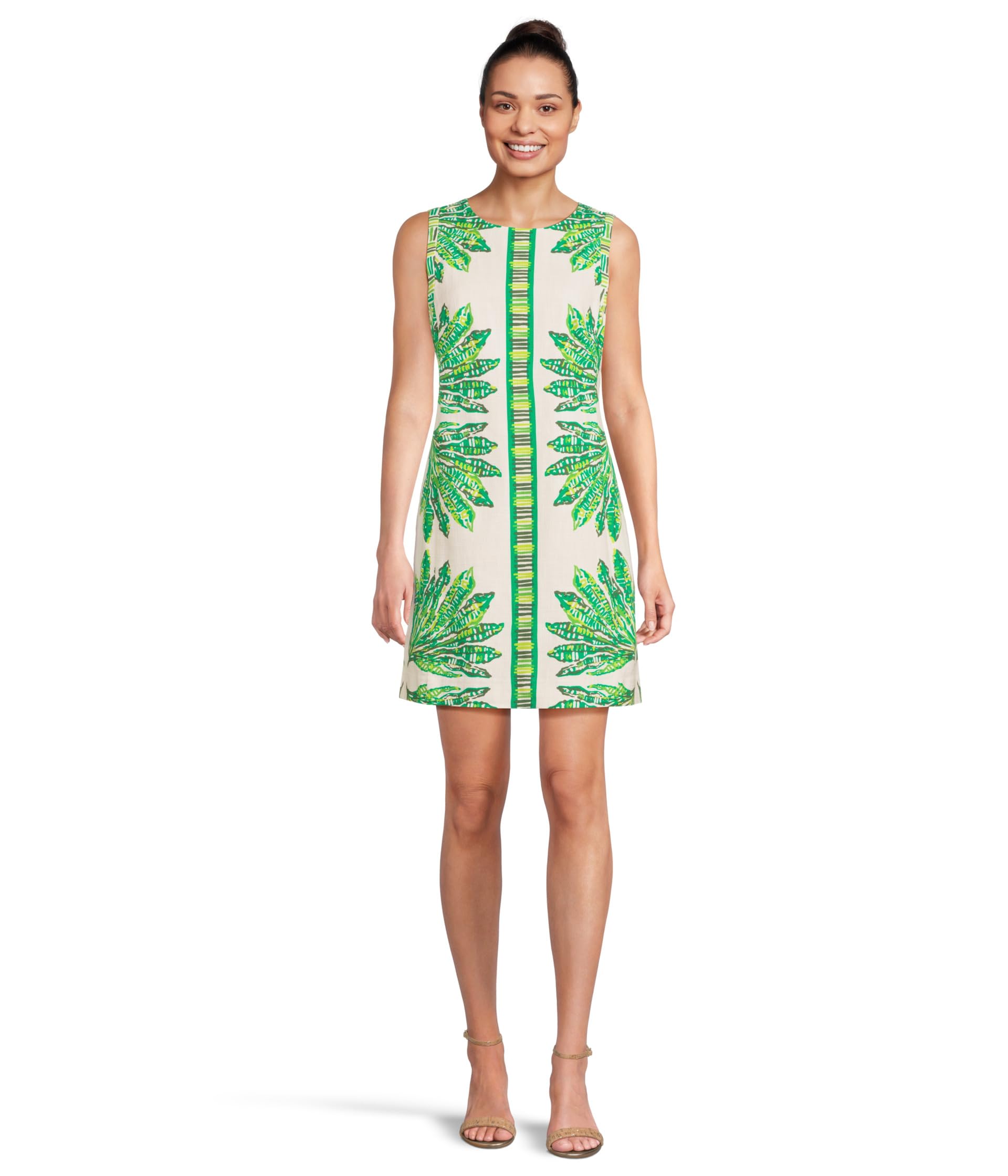 

Платье Lilly Pulitzer Devyn Stretch Shift, цвет Kitts Green Shady Babe Engineered