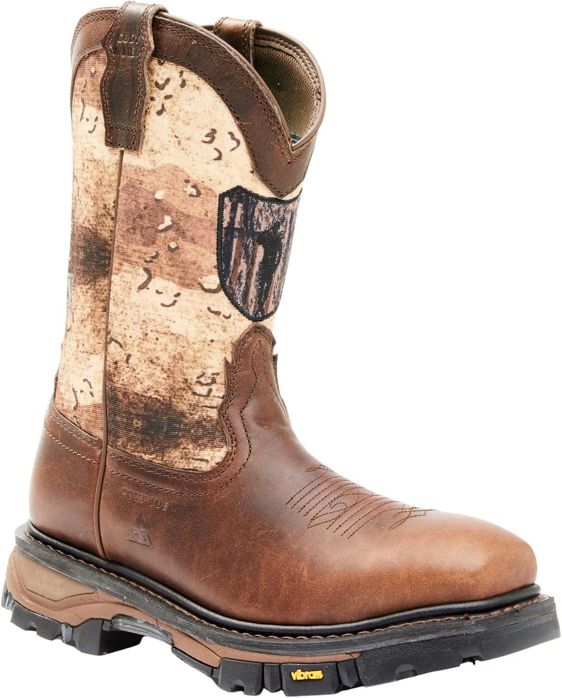 

Мужские ботинки Cody James 11 Camo Flag Decimator с композитным носком - Bcjc0spw131, коричневый