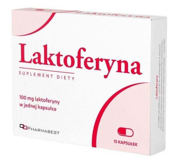 

Препарат, укрепляющий иммунитет и поддерживающий пищеварение Laktoferyna 100 mg, 15 шт