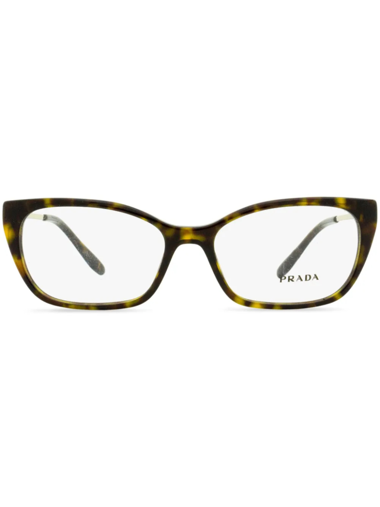 

Prada Eyewear очки 14X в прямоугольной оправе, коричневый