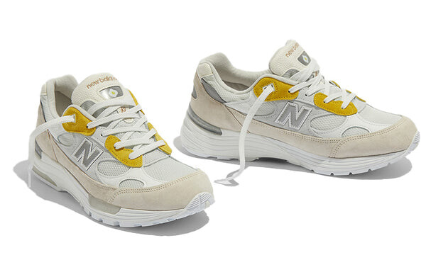 Кроссовки paperboy paris x 992 сделано в сша New Balance, бежевый — фото 2